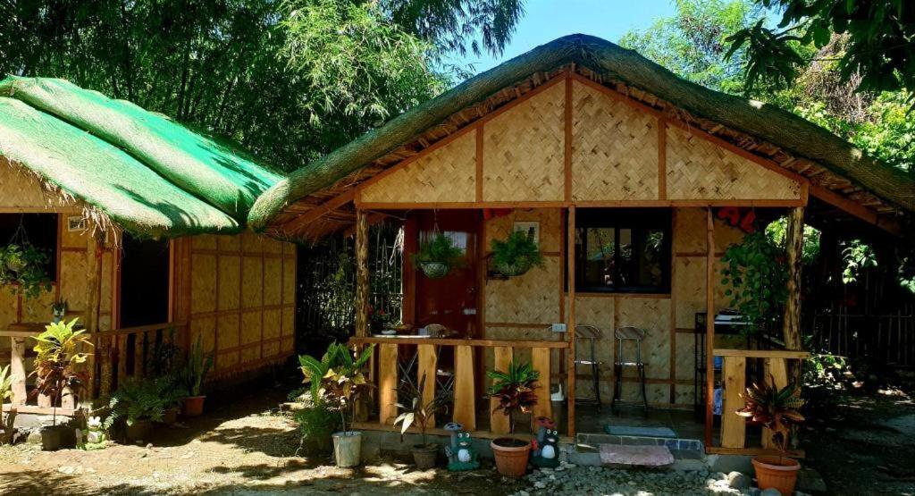 Traditional Filipino Transient House And Huts Near 100 Islands Wharf 알라미노스 외부 사진